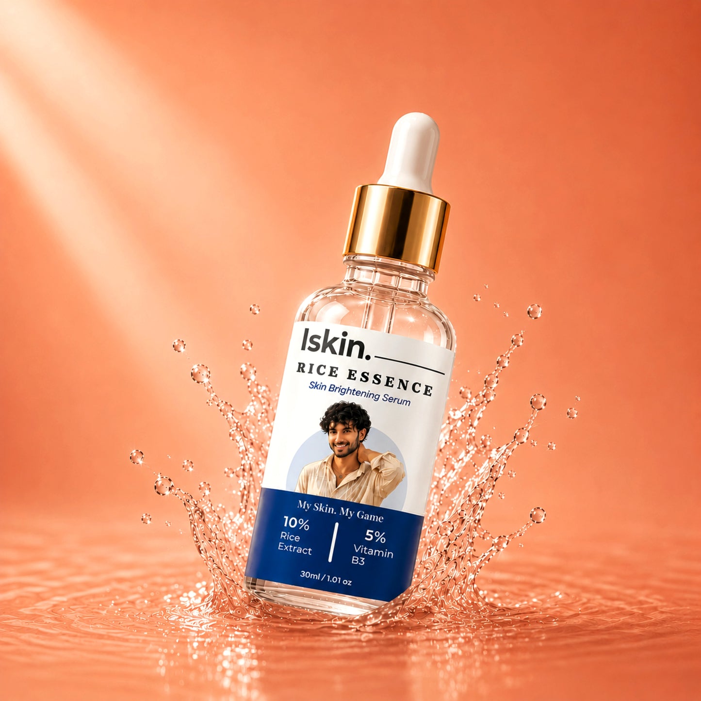 lskin. Rice Essence Skin Brightening Serum for Him