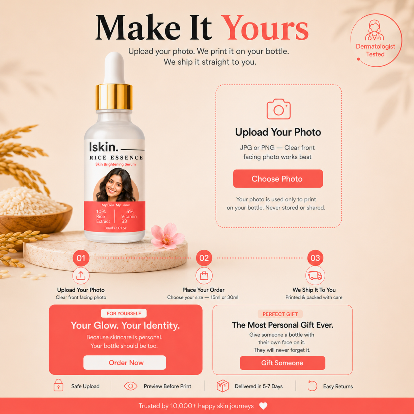 lskin. Rice Essence Skin Brightening Serum
